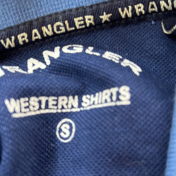 Sz S Vintage Wrangler Western Polo Shirt NWT - Picture 4 of 5